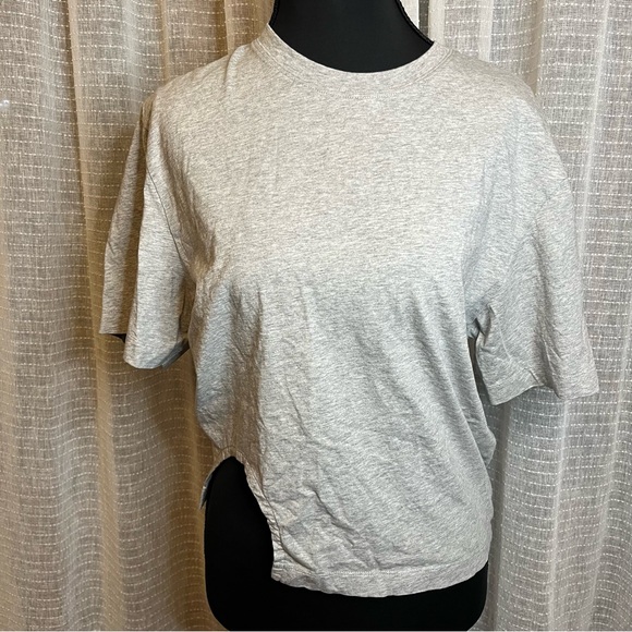 Paco Rabanne Tops - Paco Rabanne Gathered-Detailed Crewneck Short Sleeve Tee Size XS